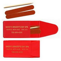 Pocket & Purse Nail File Kit w/ 2 Emery Boards & Cuticle Stick